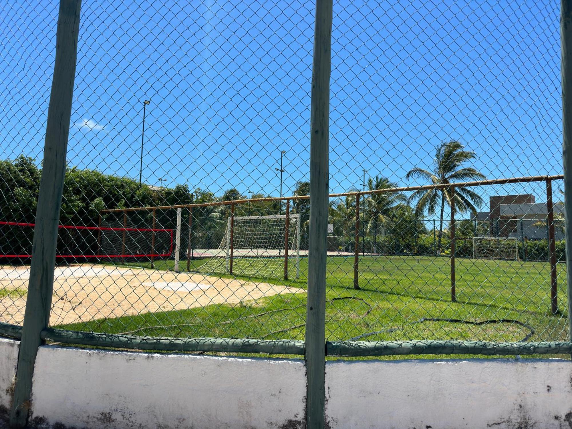 Flat Guarajuba 4 Quartos Terreo A Beira Mar - Pe Na Areia - Governanca Com Arrumadeira E Wi Fi Inclusos Camassari Екстер'єр фото