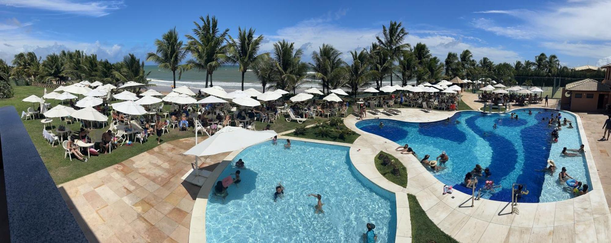 Flat Guarajuba 4 Quartos Terreo A Beira Mar - Pe Na Areia - Governanca Com Arrumadeira E Wi Fi Inclusos Camassari Екстер'єр фото