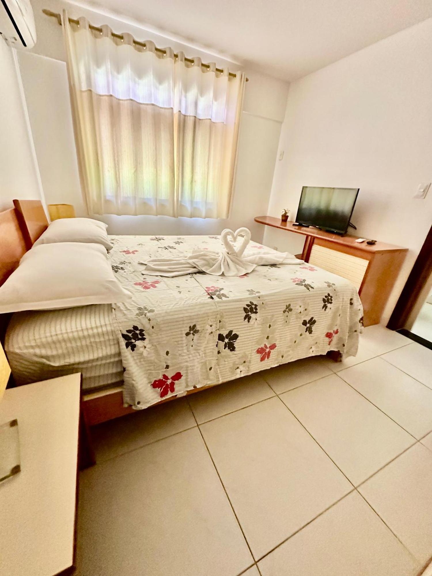 Flat Guarajuba 4 Quartos Terreo A Beira Mar - Pe Na Areia - Governanca Com Arrumadeira E Wi Fi Inclusos Camassari Екстер'єр фото